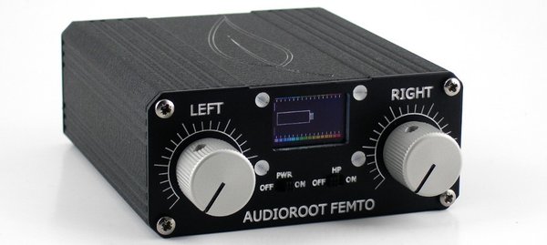 Audioroot FEMTO Preamplificateur portable Stereo pour Microphone