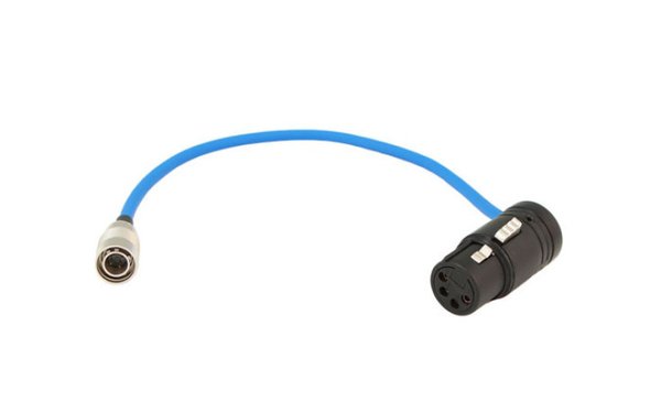 CABLE TECHNIQUES BB-LPHX4F-08 DC power cable, HRS / XLR4F low-profile, 20cm