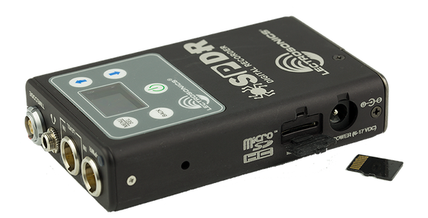LECTROSONICS SPDR Enregistreur stereo Broadcast avec TimeCode, microSD, 2x AA