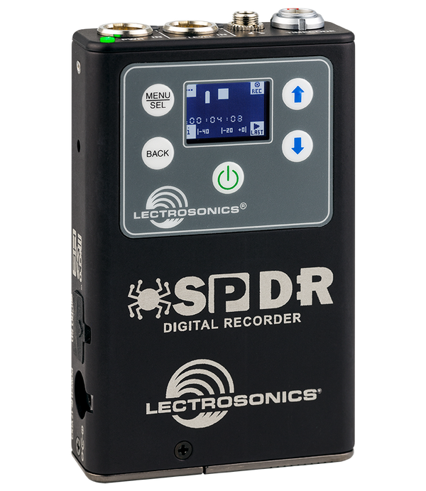 Lectrosonics SPDR Enregistreur stereo Broadcast avec TimeCode, microSD, 2x AA