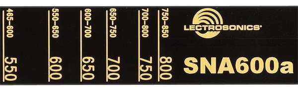 LECTROSONICS SNA600a Antenne omni directionnelle. Fréquences réglables 550 à 800 MHz.