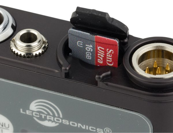 LECTROSONICS MTCR Recorder miniature avec Time Code