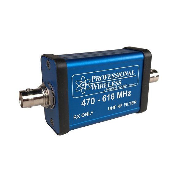 Professional Wireless Filtre passe bande "In Line", UHF 470-616 MHz