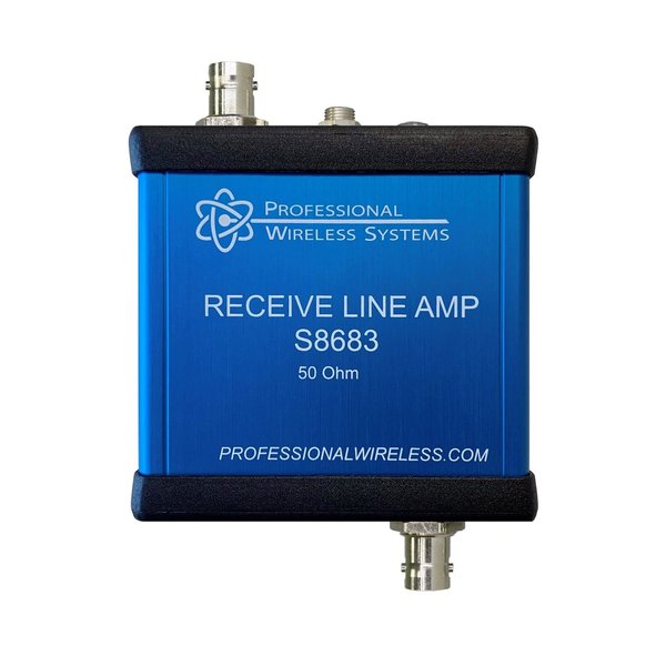PWS Receive Line Amp, +5/+15 dB, w/PSU