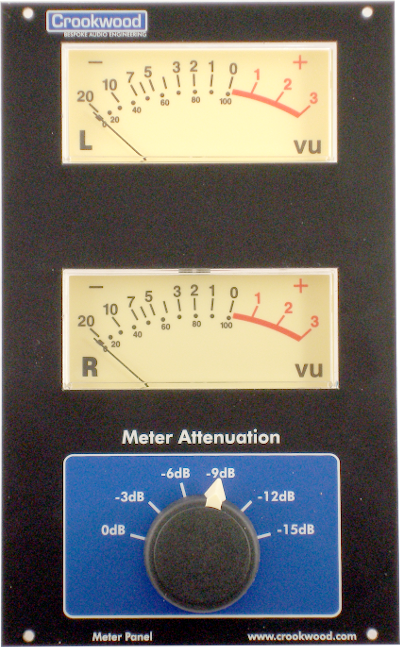 Crookwood 4U-VU:  VU Metres Stereo de précision.
